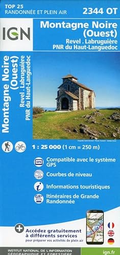 Seller image for 2344OT Montagne Noire (Ouest).Revel Labruguire.PNR du Haut Languedoc for sale by AHA-BUCH GmbH