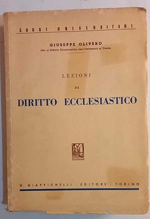 Lezioni di Diritto Ecclesiastico