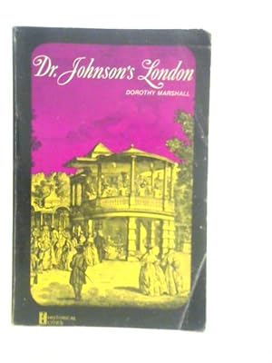 Bild des Verkufers fr Dr.Johnson's London zum Verkauf von World of Rare Books