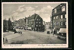 Ansichtskarte Weiden / Bayern, Max Reger-Strasse mit Johannis-Strasse