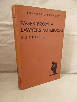 Pages From a Lawyer's Notebooks
