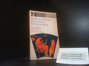 Immagine del venditore per Texte zur Antike: Von Platon bis Heisenberg. (NR: 290) venduto da Der Buchecker