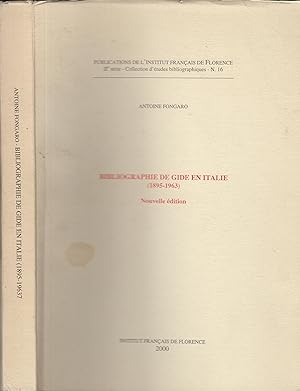 Image du vendeur pour Bibliographie de Gide en Italie, 1895-1963 mis en vente par PRISCA