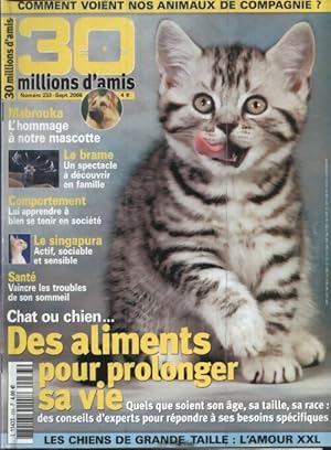 30 millions d'amis n?233 : Des aliments pour prolonger sa vie - Collectif