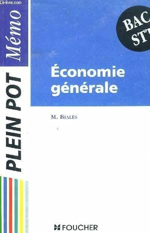 Memo bac économie générale bac STT - Biales-M