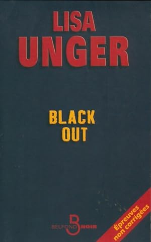 Imagen del vendedor de Black out - Lisa Unger a la venta por Book Hmisphres