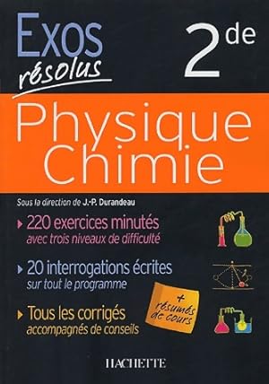 Physique Chimie 2de - Jean-Pierre Durandeau