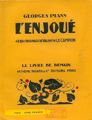 Seller image for L'enjou? - Georges Imann for sale by Book Hmisphres