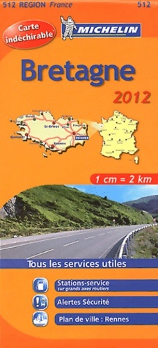 Carte region Bretagne 2012 - Collectif