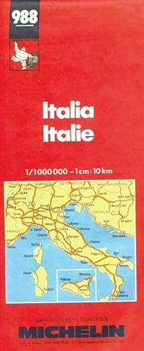 Italie. Carte num ro 988  chelle 1/1000000 - Michelin Travel Publications