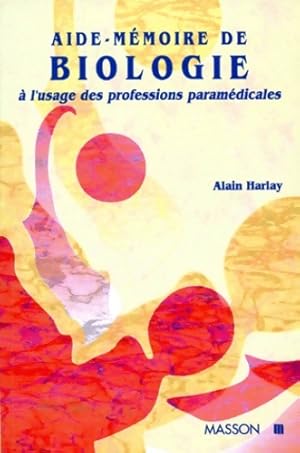 Aide-memoire bio. Prof. Paramed - Harlay