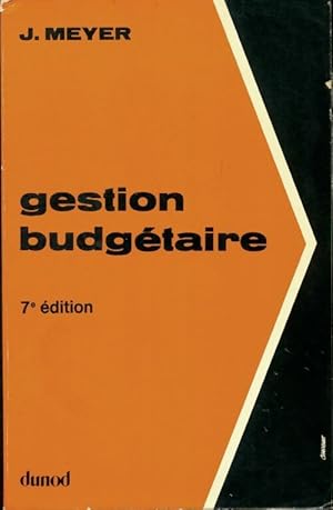 Gestion budg?taire - Jean Meyer