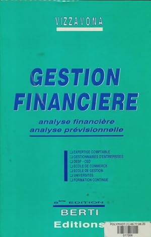 Immagine del venditore per Gestion financi?re - Patrice Vizzavona venduto da Book Hmisphres