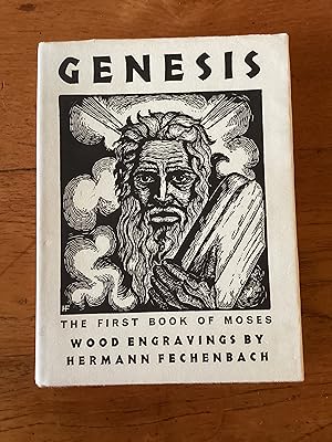 Imagen del vendedor de Genesis: The First Book of Moses. Wood engravings by Hermann Fechenbach. a la venta por Paperworks