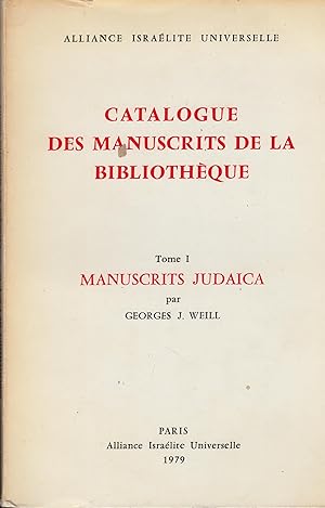Image du vendeur pour Caratlogue des manuscrits de la bibliothque. Tome I : Manuscrits Judaica (non hbraques) N103  522 mis en vente par PRISCA