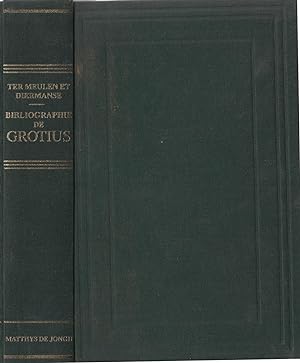 Seller image for Bibliographie des crits imprims de Hugo Grotius for sale by PRISCA