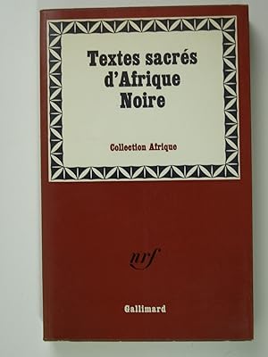Image du vendeur pour Textes sacrs d'Afrique noire mis en vente par Librairie Aubry