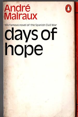 Seller image for DAYS OF HOPE for sale by Mr.G.D.Price