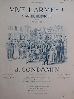 Image du vendeur pour CONDAMIN J. Vive l'Arme ! Piano ca1920 mis en vente par partitions-anciennes