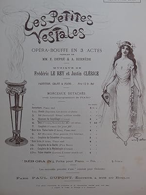 Seller image for LE REY Frdric CLRICE Justin Chanson du Coquillage Chant Piano for sale by partitions-anciennes