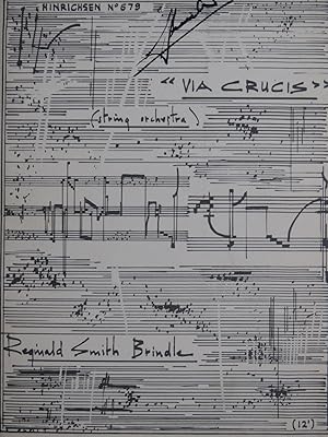 Immagine del venditore per SMITH BRINDLE Reginald Via Crucis Orchestre  cordes 1962 venduto da partitions-anciennes