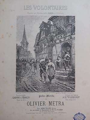 Seller image for MTRA Olivier Les Volontaires Chant Piano ca1905 for sale by partitions-anciennes