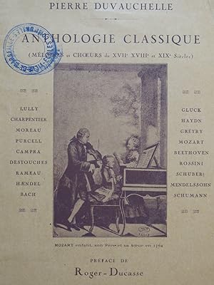 Anthologie Classique Mélodies Chant 1933