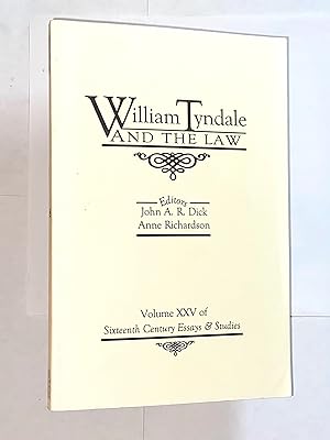 Image du vendeur pour William Tyndale and the Law (Sixteenth Century Essays and Studies, vol. 25) mis en vente par Gus's Books