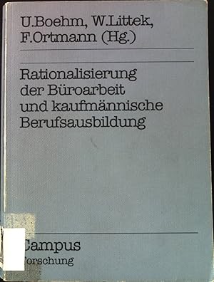 Bild des Verkufers fr Rationalisierung der Broarbeit und kaufmnnische Berufsausbildung. Campus Forschung Band 268 zum Verkauf von books4less (Versandantiquariat Petra Gros GmbH & Co. KG)