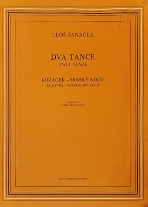 Image du vendeur pour Dva Tance. Zwei Tnze [fr Orchester]. 1. Kozcek; 2. Srbsk Kolo. Partitura (Jarmil Burghauser) mis en vente par Paul van Kuik Antiquarian Music