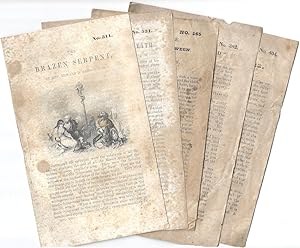 1850s - Five different religious pamphlets published by the American Tract Society