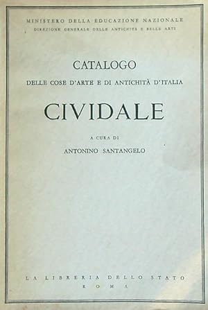 Immagine del venditore per Catalogo delle cose d'arte e di antichita' d'Italia. Cividale venduto da Miliardi di Parole