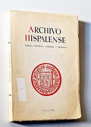 Seller image for ARCHIVO HISPALENSE. REVISTA HISTÓRICA, LITERARIA Y ARTÍSTICA. Publicación cuatrimestral for sale by Libros con Vidas