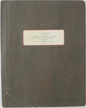 Imagen del vendedor de Proceedings of the Accident Prevention Contest Instituted and Conducted by Chicago Park District from Juky 1st 1935 to December 31st 1935 a la venta por Powell's Bookstores Chicago, ABAA