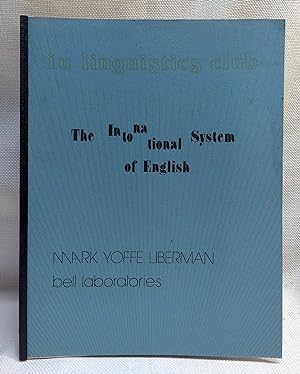 Immagine del venditore per The Intonational System of English [Draft dissertation] venduto da Book House in Dinkytown, IOBA