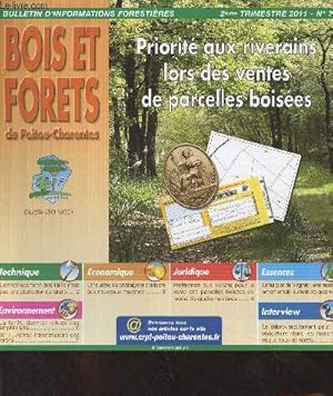 Bild des Verkufers fr Bois et forts de Poitou-Charentes, Bulletin d'informations forestires n74 2e trim. 2011 - L'enrichissement des taillis n'est pas une plantation au rabais - L'industrie du chtaignier s'adapte aux nouveaux marchs - Prfrence aux voisins pour la vente zum Verkauf von Le-Livre