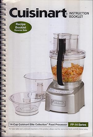 Immagine del venditore per Cuisinart Recipe Booklet & Instruction Booklet venduto da Robinson Street Books, IOBA
