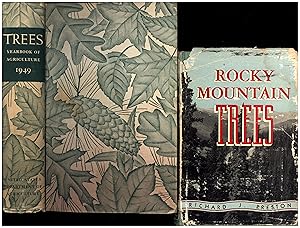 Imagen del vendedor de Trees / The Yearbook of Agriculture 1949 / U.S. Department of Agriculture, AND A SECOND BOOK, Rocky Mountain Trees / A Handbook of the Native Species With Plates and Distribution Maps / Second Edition 1947 a la venta por Cat's Curiosities