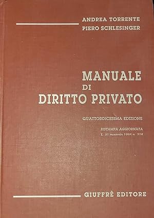 Manuale di diritto Privato