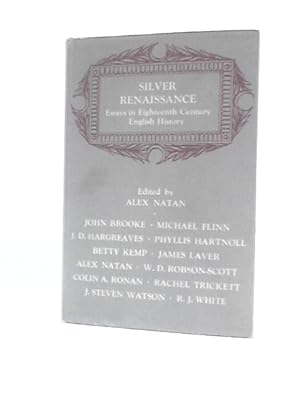 Bild des Verkufers fr Silver Renaissance zum Verkauf von World of Rare Books