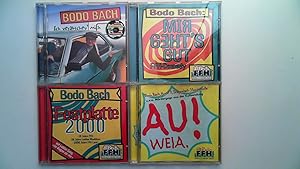 Bild des Verkufers fr 4 CDs von Bodo Bach: Ich verabscheu mich; Mir gehts gut; Festplatte 2000, Au Weia!, zum Verkauf von Antiquariat Maiwald