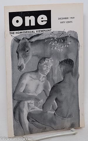 Seller image for ONE Magazine; the homosexual viewpoint; vol. 7, #12, December, 1959; Homosexual Marriage: Fact or Fancy for sale by Bolerium Books Inc.