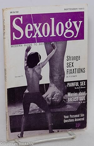 Imagen del vendedor de Sexology: vol. 30, #2, Sept. 1963: Strange Sex Fixations a la venta por Bolerium Books Inc.