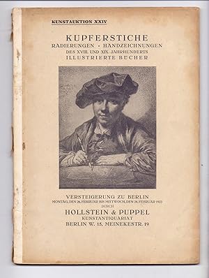 Kunstauktion 24: Kupferstiche, Radierungen, Holzschnitte, Handzeichnungen des XVIII. und XIX. Jah...