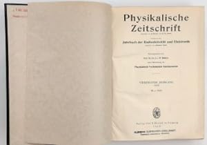 Physikalische Zeitschrift vereinigt mit Jahrbuch der Radioaktivität und Elektronik. - Jahrg. 40 /...