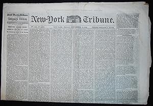 New-York Daily Tribune -- Sept. 26, 1856 [Nathaniel P. Banks -- 1856 Presidential campaign]