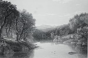 Bild des Verkufers fr Two Engravings by Robert Hinshelwood of Paintings of New Hampshire zum Verkauf von Classic Books and Ephemera, IOBA