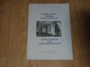 Image du vendeur pour Holy Cross Abbey Restoration 1978 mis en vente par Dublin Bookbrowsers