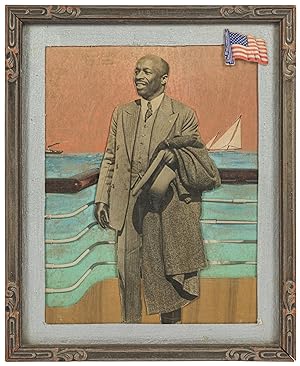 Seller image for [Original Art]: Collage of Father Divine Using a Portrait by James Van Der Zee for sale by Between the Covers-Rare Books, Inc. ABAA