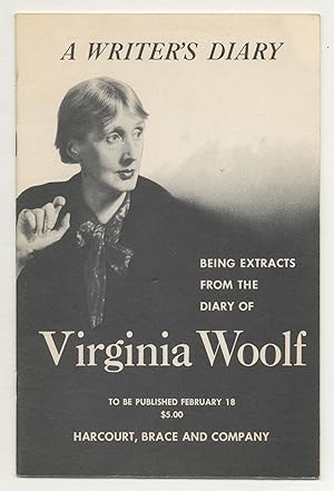 Seller image for [Advance Excerpt]: A Writer's Diary: Being Extracts from the Diary of Virginia Woolf. To be Published February 18 for sale by Between the Covers-Rare Books, Inc. ABAA